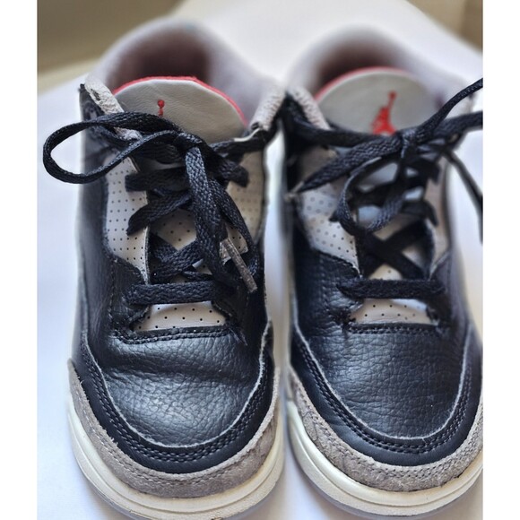 Air Jordan 3 Retro Black Cement  2024 Preschool Size 11c Dm0966-010 - Picture 3 of 8